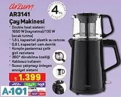 ARZUM AR3141 ÇAY MAKİNESİ